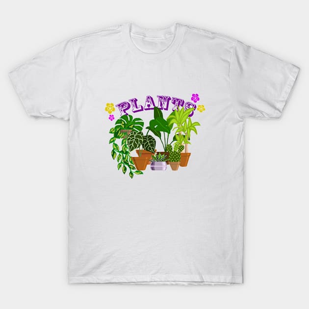 Plants! T-Shirt by themarimin